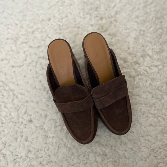 Splendid Vina leather platform clogs brown - Picture 3 of 9